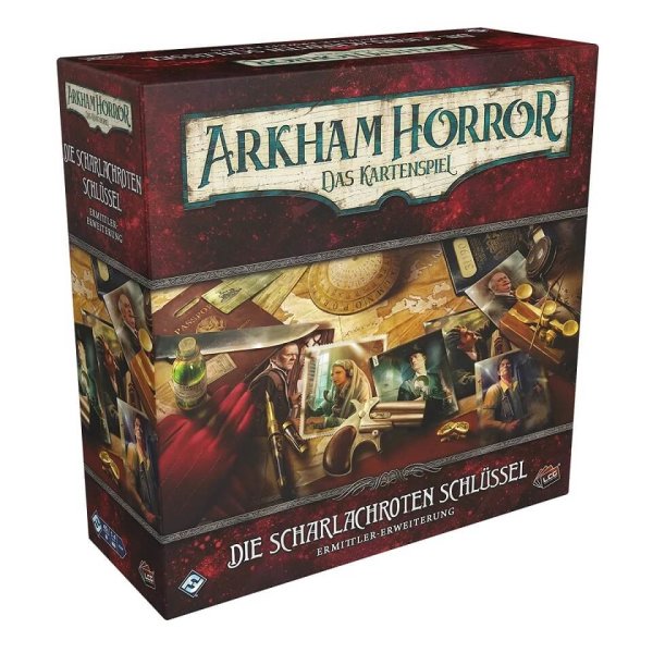 Arkham Horror: Das Kartenspiel – Die scharlachroten Schlüssel (Ermittler-Erweiterung) DE