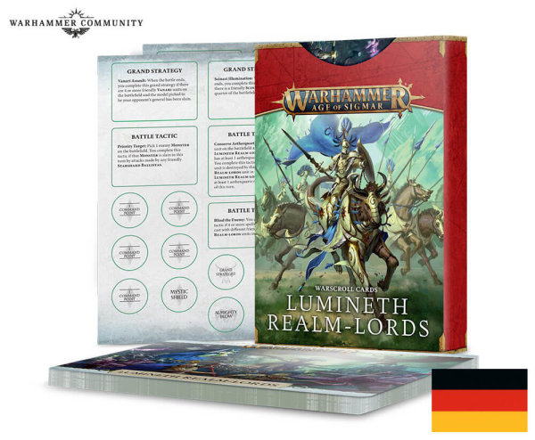 Warscroll Cards: Lumineth Realm-lords 2022 (DE)