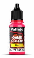 Vallejo 72.157 Fluorescent Red 18 ml - Game Color Fluo