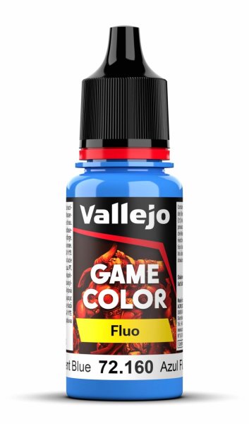 Vallejo 72.160 Fluorescent Blue Turquoise 18 ml - Game Color Fluo