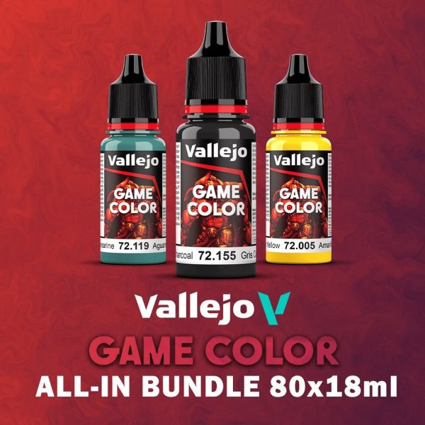All-In Game Color Bundle 80x18 ml - Game Color Vallejo