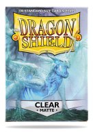 Dragon Shield Standard Sleeves - Matte Clear (100) 63 x...