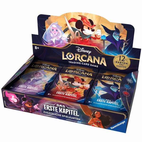 Disney Lorcana - Booster Display "Das erste Kapitel" Set 1 (24 Packs) (DE)