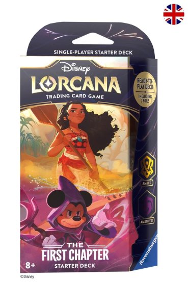 Disney Lorcana Starter Deck "The First Chapter" - Amber Amethyst (EN)