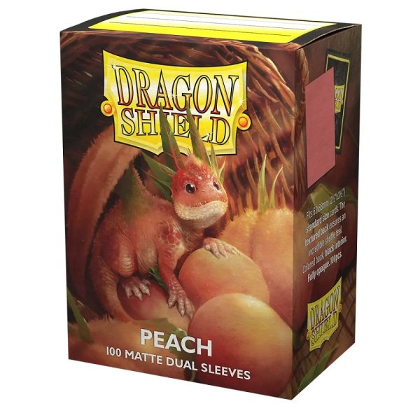 Dragon Shield: Matte Dual Peach 63x88mm (100) Standard Sleeves Kartenhüllen