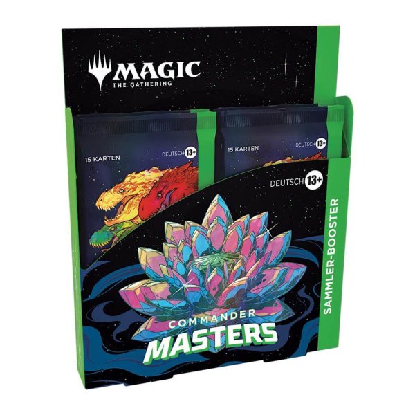 Magic the Gathering: Commander Masters - Sammler Booster Display (4 Packs) (DE)