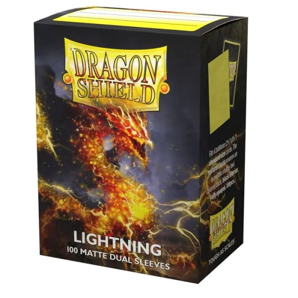 Dragon Shield: Matte Dual Lightning 63x88mm (100) Standard Sleeves Kartenhüllen
