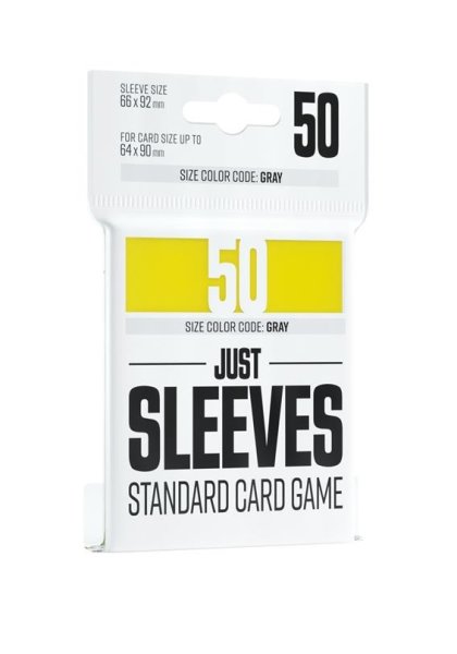 Just Sleeves - Standard Card Game - Yellow (50) 66x92mm