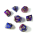 Chessex Blue-Purple w-gold 7-Würfelset (Gemini)