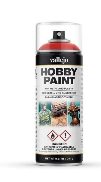 Vallejo 28023 Hobby Paint Spray Bloody Red 400ml