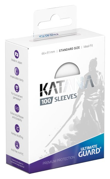 Ultimate Guard Katana Sleeves Standardgröße Transparent (100 Stk)