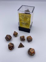 Lustrous® Mini-Polyhedral Gold/silver 7-Die set