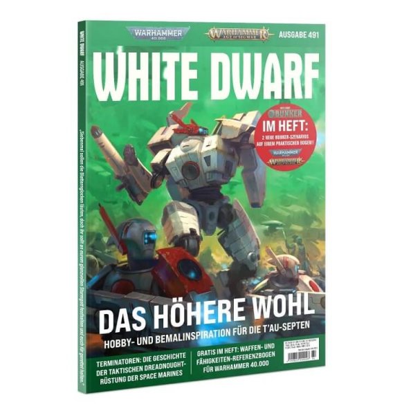 White Dwarf 491 August 2023 (DE) Premium Warhammer Monats Magazin