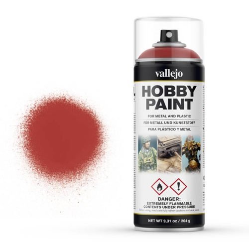 Vallejo 28016 Hobby Paint Spray Primer Scarlet Red 400ml