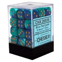 Chessex Gemini 12mm d6 Dice Blocks with pips Dice Blocks...