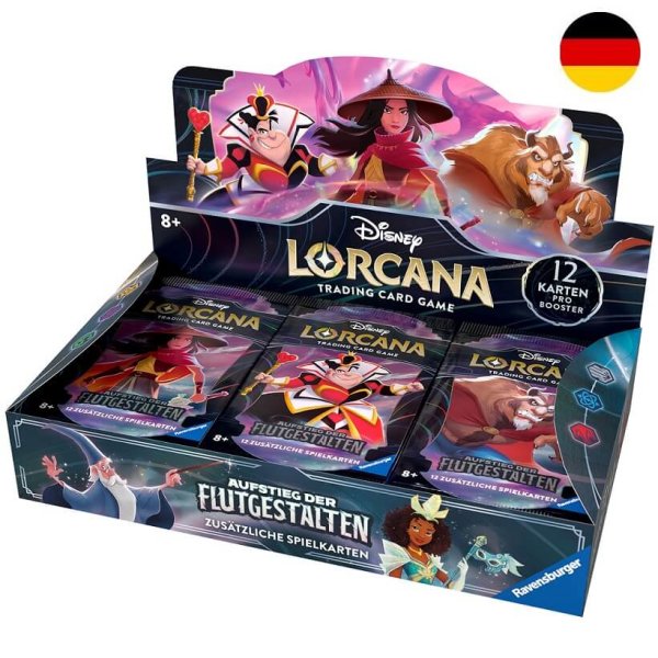 Disney Lorcana - Booster Display "Aufstieg der Flutgestalten" Set 2 (24 Packs) (DE)