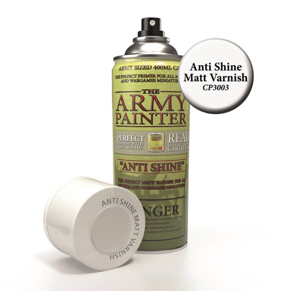 The Army Painter: Base Primer, Anti-Shine, Matt Varnish (Mattlack) 400ml