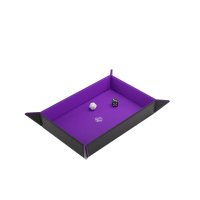 Gamegenic - Magnetic Dice Tray Rectangular Black/Purple