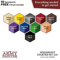 Army Painter – Speedpaint Starter Set 2.0 (10 x 18...