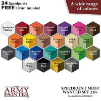 Army Painter – Speedpaint Most Wanted Set 2.0 (24 x...