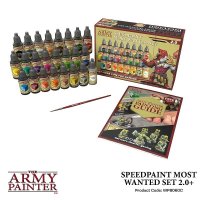 Army Painter &ndash; Speedpaint Most Wanted Set 2.0 (24 x 18 ml) inkl. Mixing Balls + Pinsel