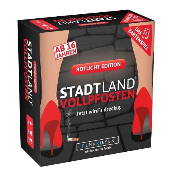 STADT LAND VOLLPFOSTEN: Das Kartenspiel – Rotlicht Edition (DE)