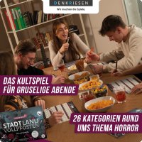 STADT LAND VOLLPFOSTEN &ndash; HORROR EDITION - Jetzt wird&rsquo;s gruselig (DinA4-Format)