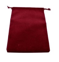 Chessex Dice Bags Large Suedecloth Burgundy / Weinrot...