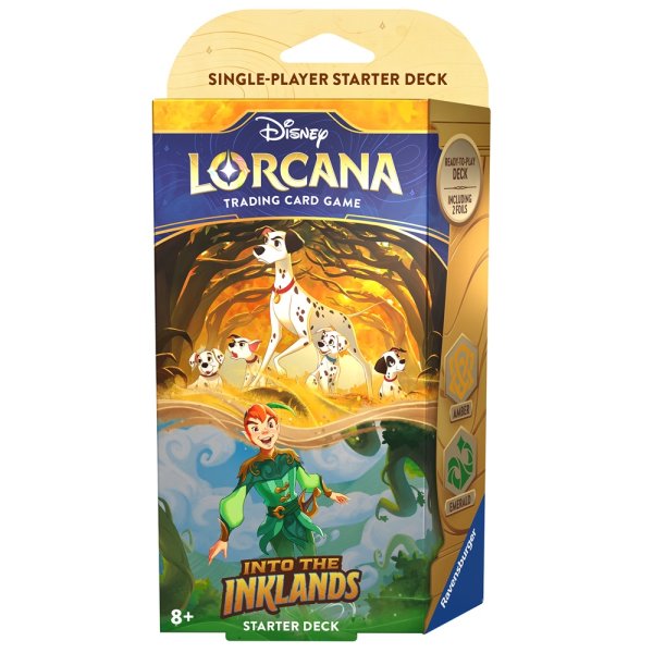 Disney Lorcana Starter Deck "Into the Inklands" Set 3 - Amber Emerald (EN)