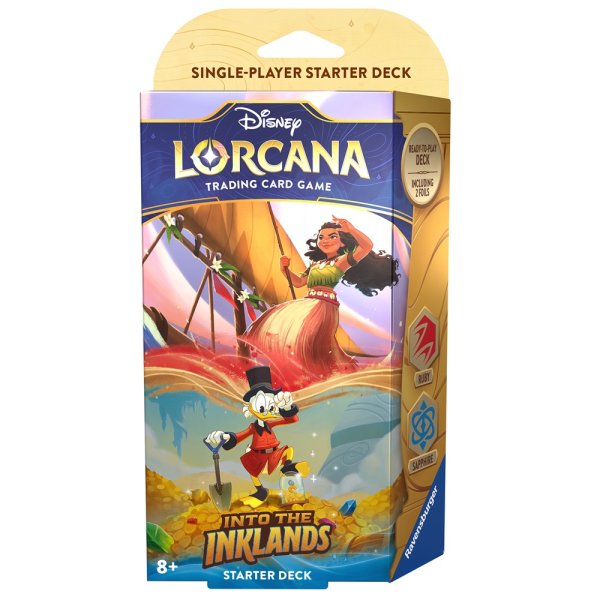 Disney Lorcana Starter Deck "Into the Inklands" Set 3 - Ruby Sapphire (EN)