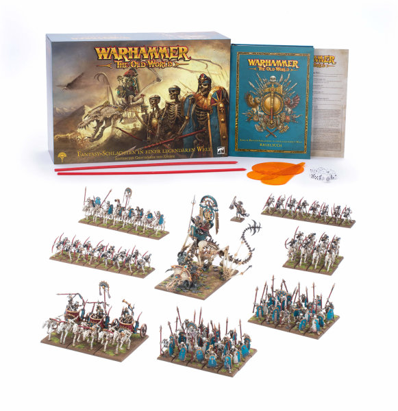 Grundbox von Warhammer: The Old World – „Gruftkönige von Khemri“-Edition (DE)