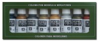 Vallejo 70.118 Model Color: Metallic Color Set (8 Farben)