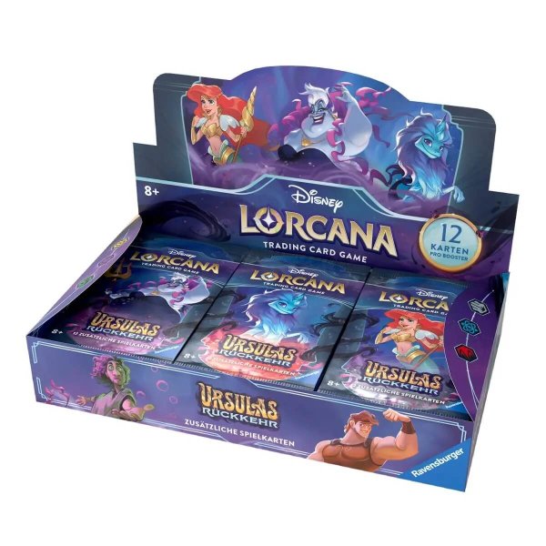 Disney Lorcana: Booster Display "Ursulas Rückkehr" Set 4 (24 Packs) (DE)