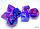 Chessex Nebula Nocturnal/blue Luminary Polyhedral 7-Dice Set