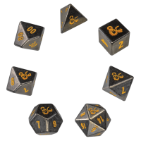 Ultra Pro - Heavy Metal Realmspace RPG Dice Set for Dungeons &amp; Dragons