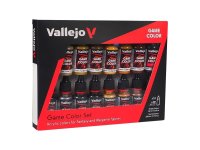 Vallejo Game Color 72.189 Leather & Metal Set (16x 18ml)