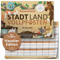STADT LAND VOLLPFOSTEN &ndash; Haustier Edition (DinA4-Format) (DE)