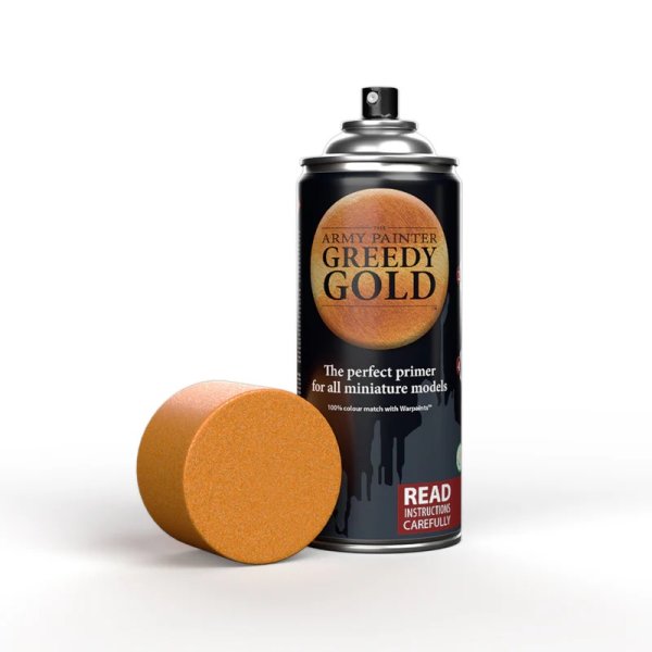 The Army Painter CP3028 Color Primer Spray, Greedy Gold 400ml