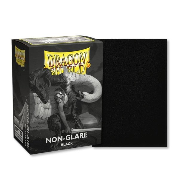 Dragon Shield: Matte – Black, Non Glare V2 (100 Sleeves)