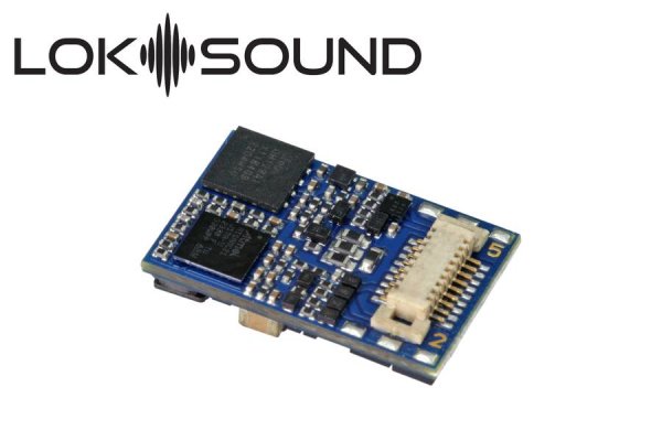 ESU 58928 LokSound 5 Nano Decoder DCC Next18, mit Lautsprecher 11x15mm, Spurweite: N, TT