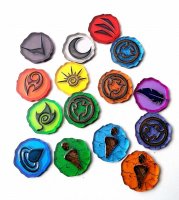 E-Raptor: Token and Markers: Spirit Island &ndash; Jagged Earth Token Set