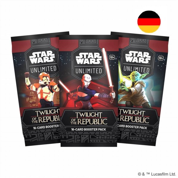 Star Wars: Unlimited – Niedergang der Republik: Booster Pack (DE)