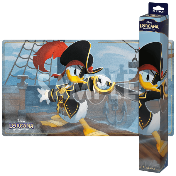 Disney Lorcana: Azurblaues Meer Set 6 Spielmatte "Donald Duck - Freibeuter"