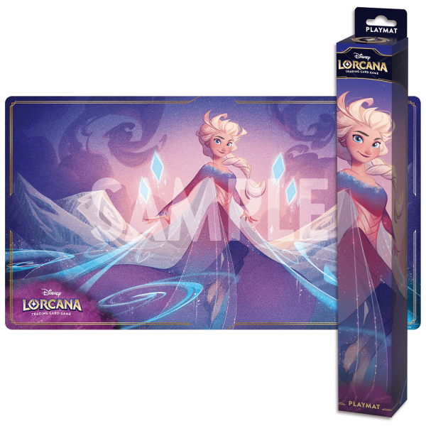 Disney Lorcana: Azurblaues Meer Set 6 Spielmatte "Elsa – Der fünfte Geist"