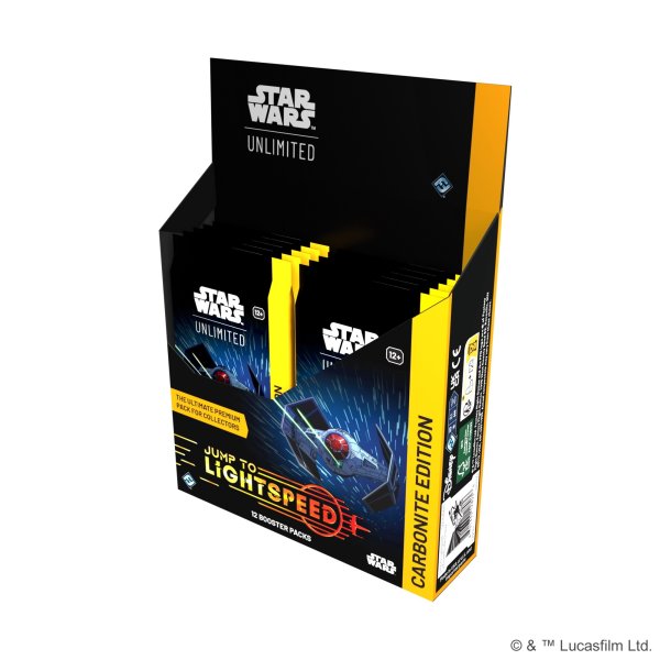 Star Wars: Unlimited –  Jump To Lightspeed Carbonite Edition-Booster Display (12 Booster) (EN)