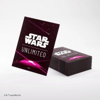 Star Wars: Unlimited Art Sleeves - Cardback Magenta