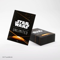 Star Wars: Unlimited Art Sleeves - Cardback Orange