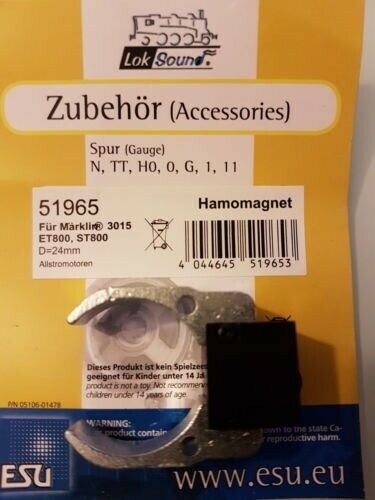 ESU 51965 Hamomagnet für Märklin® 3015, ET800, ST800 D=24mm