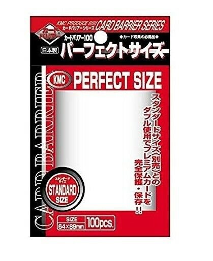 KMC Perfect Size Card Barrier 64x89mm (100 Stk) Standard Size Sleeves