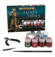 Warhammer Age od Sigmar Paints &amp; Tools Set mit Farben und Werkzeugen